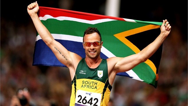 Oscar Pistorius tras ganar la final de los 400m T44 - Crédito: www.london2012.com