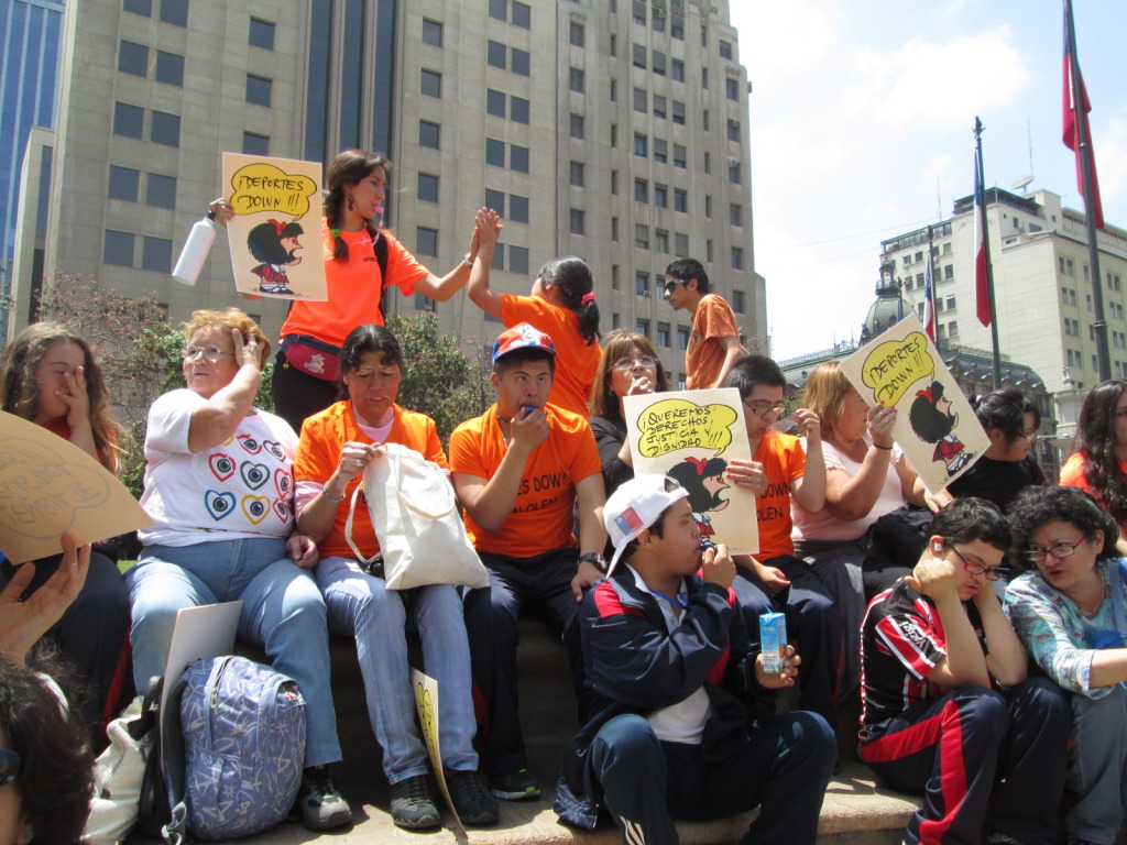 Personas por los derechos de las personas con síndrome de Down / © Integrados Chile 