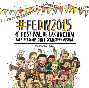 Afiche Festival de la Canción para Personas con Discapacidad de Valparaíso 2015