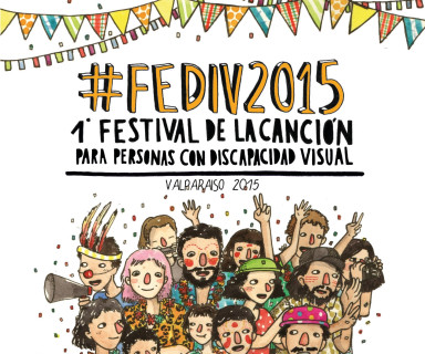 Afiche Festival de la Canción para Personas con Discapacidad de Valparaíso 2015