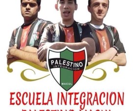 Afiche de la Escuela Integración Palestino Macul