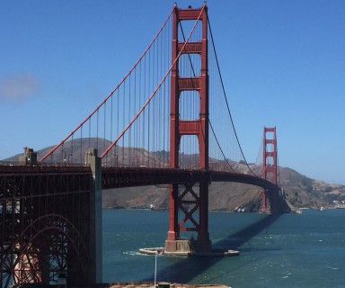 Vista del puente Golden Gate en San Francisco