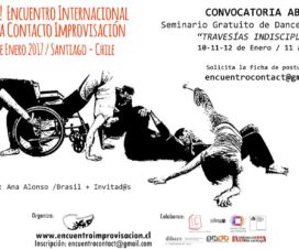 Afiche Encuentro Danza Contacto Improvisacion