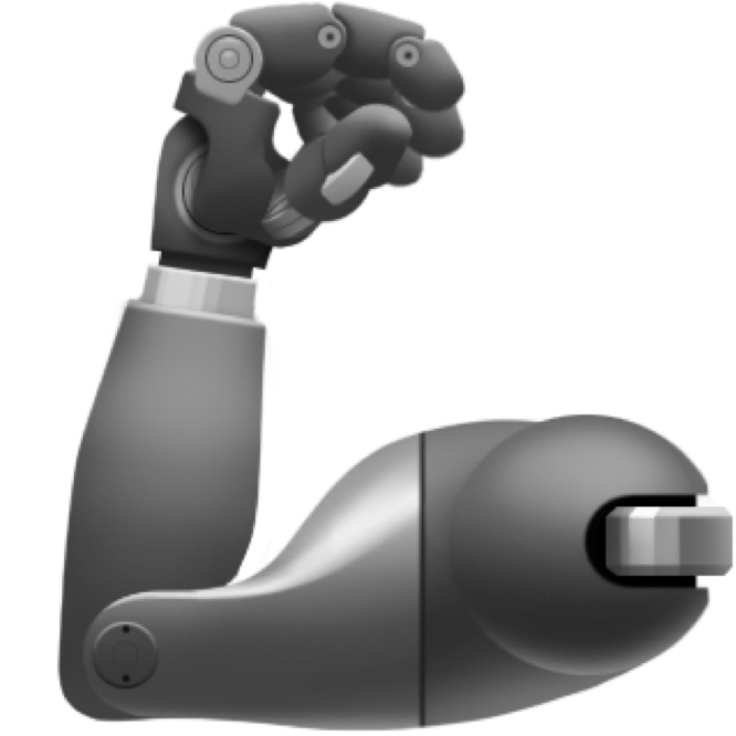 Emoji de prótesis de Brazo